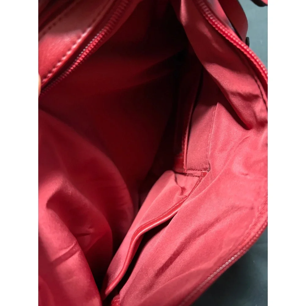 Giani Bernini Red Nappa Leather Hobo Shoulder Bag NWT Adjustable Strap
